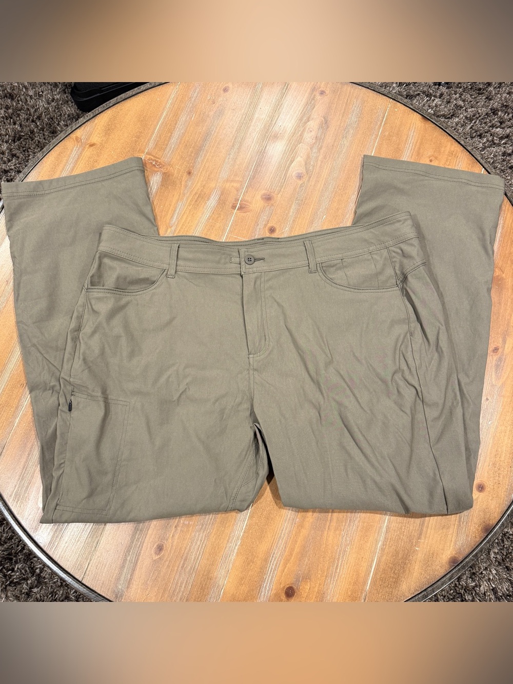 prAna Halle Pants Plus ll Women's Size 20W/RG Slate Green Hiking Trail NWT